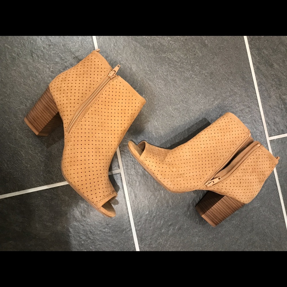 Old Navy Peep Toe Boots